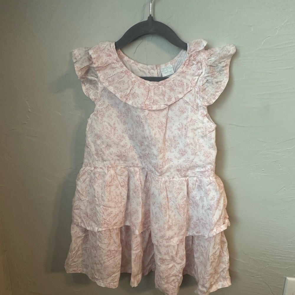 Edgehill Collection Pink Ruffled Tiered Sundress